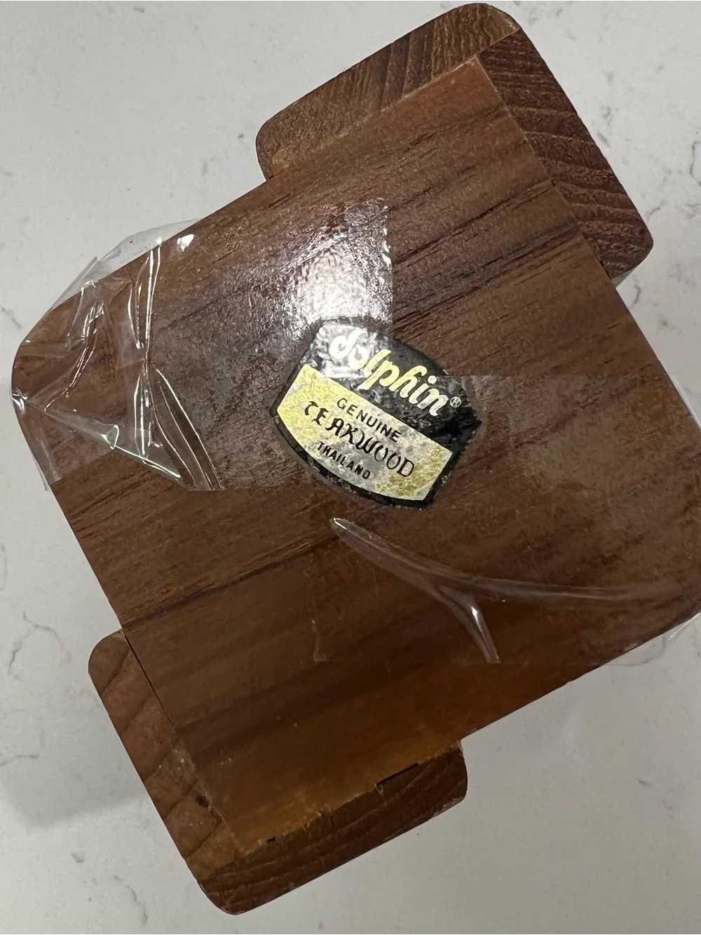 Dolphin vintage teakwood